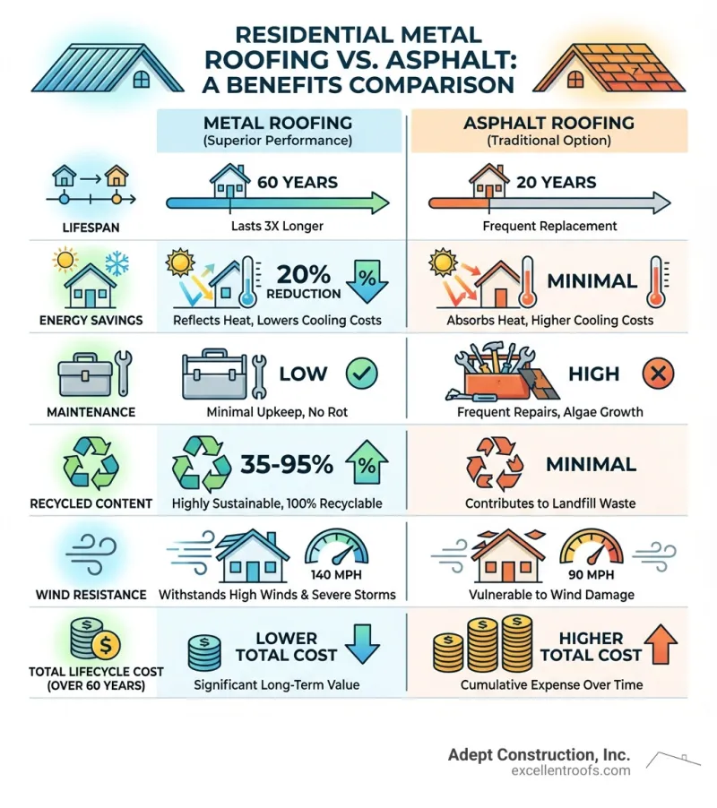 Choosing the Right Roofing Material for Niagara's Climate: Asphalt, Metal, and Architectural Shingles Compared